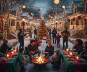 Christmas celebration and togetherness during the holidays