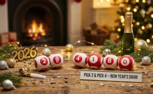 Pick 2 and Pick 4 New Year 2026 lotto theme