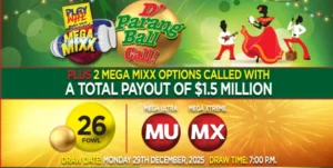 29th Dec 2025 Play Whe Biggest Winner